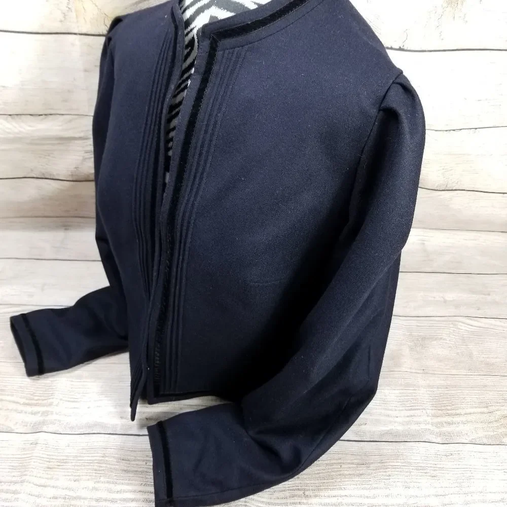 VINTAGE TYROLER-LODEN WOMENS BLAZER TOP - Picture 5 of 8